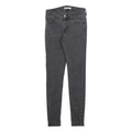 LEVI'S 710 Womens Jeans Black Slim Skinny Denim Medium W27 L27 Stretch Zip