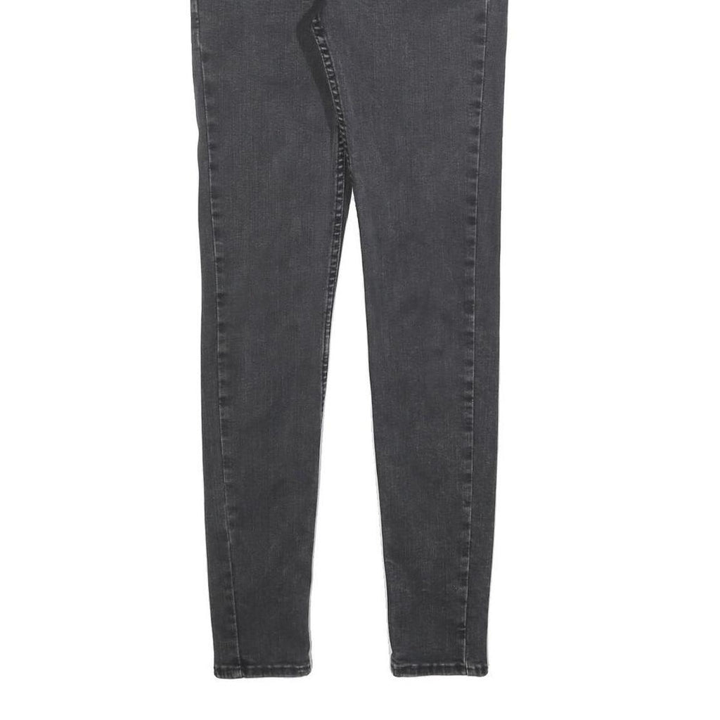 LEVI'S 710 Womens Jeans Black Slim Skinny Denim Medium W27 L27 Stretch Zip