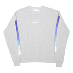 DISNEY Mens Grey Sweatshirt S Cotton Blend Crew Neck Pullover Colour Block