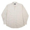 NAUTICA Mens White Cotton Vintage Oxford Shirt XL Classic Pocket Button Collar