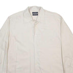 NAUTICA Mens White Cotton Vintage Oxford Shirt XL Classic Pocket Button Collar
