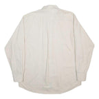 NAUTICA Mens White Cotton Vintage Oxford Shirt XL Classic Pocket Button Collar