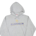 CHAMPION Mens Grey BC Blackhawk Christian Hoodie S Cotton Blend Pullover