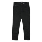 TIMBERLAND Mens Black Slim Jeans Denim W34 L31 Button Cotton Blend Stylish