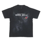 NFL Mens Black Arizona Cardinals Beanie Wells Graphic T-Shirt L Short Sleeve