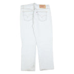 LEVI'S 501 Mens Blue Regular Straight Denim Cotton Blend Light W34 L28 Button