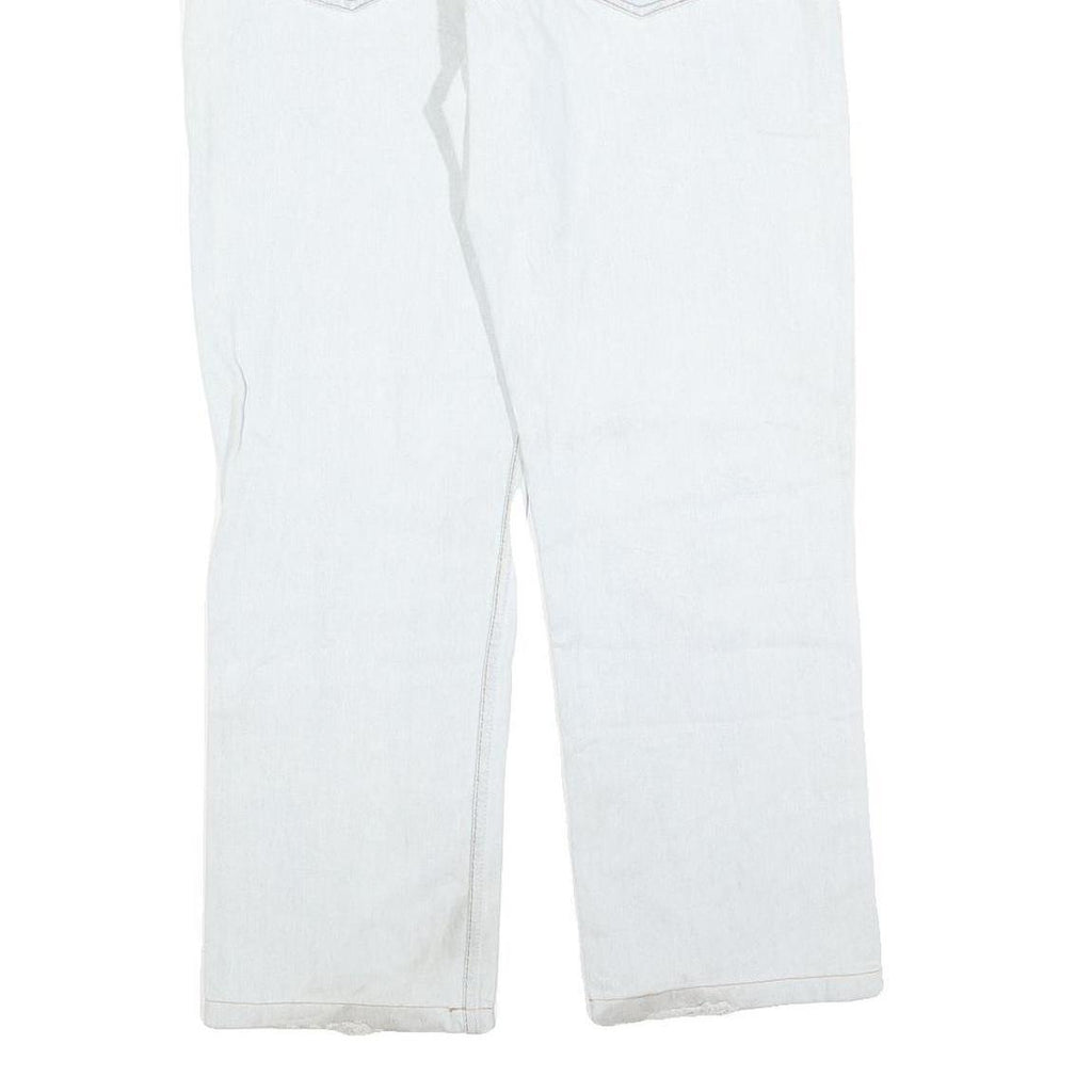 LEVI'S 501 Mens Blue Regular Straight Denim Cotton Blend Light W34 L28 Button