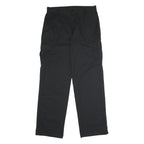 DICKIES Mens Black Polyester Blend Regular Straight Trousers W34 L34 Cargo