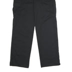 DICKIES Mens Black Polyester Blend Regular Straight Trousers W34 L34 Cargo