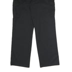 DICKIES Mens Black Polyester Blend Regular Straight Trousers W34 L34 Cargo