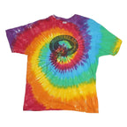 ANVIL Mens Multi Tie Dye Monterey Bay Aquarium Graphic T-Shirt XL Short Sleeve