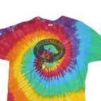 ANVIL Mens Multi Tie Dye Monterey Bay Aquarium Graphic T-Shirt XL Short Sleeve