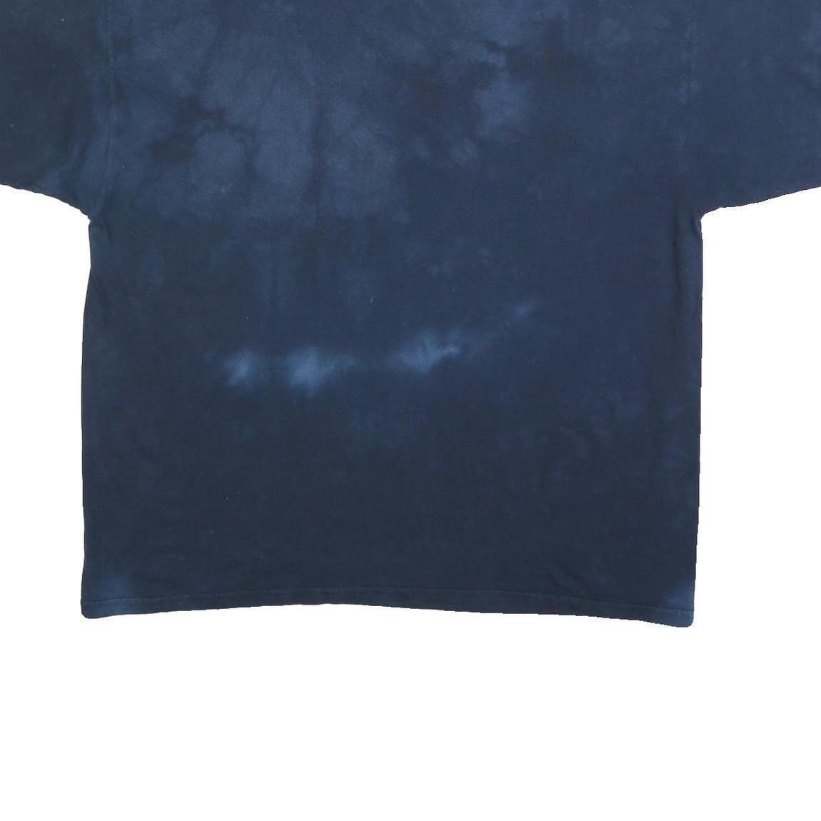 THE MOUNTAIN Mens Navy Blue Tiger Graphic T-Shirt XL Short Sleeve Crew Neck