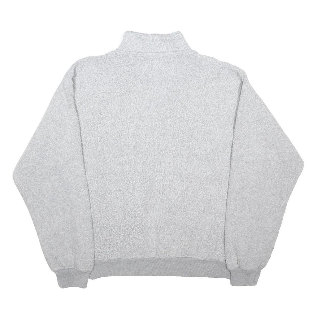 PUMA Womens Grey Plain Pullover Round Neck Basic Knit S Casual Sportswear Jumper