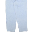 JOHN F GEE Womens Jeans Blue Relaxed Straight Denim Light W34 L32 Drawstring