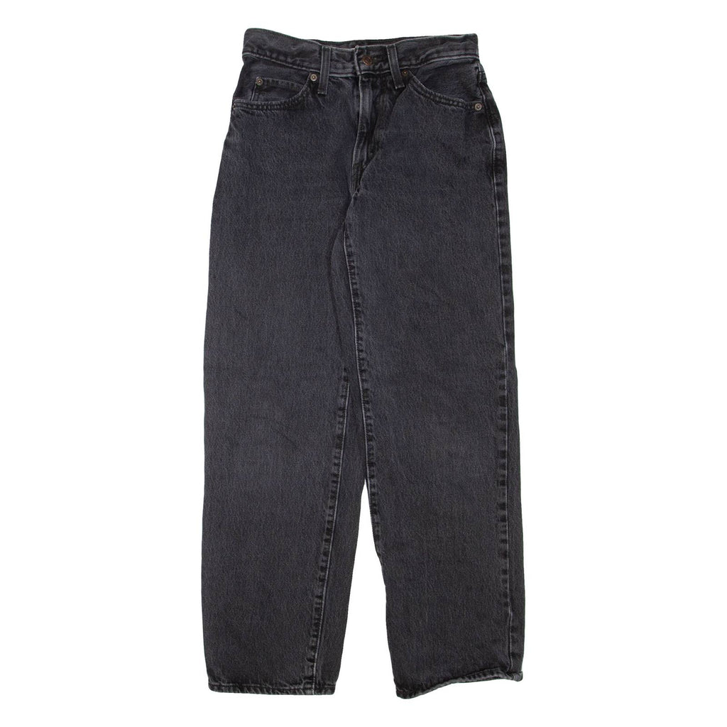 LEVI'S Womens Jeans Grey Loose Straight 90s W25 L28
