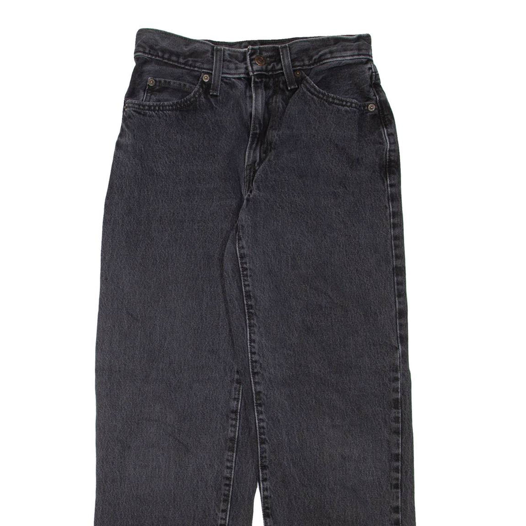 LEVI'S Womens Jeans Grey Loose Straight 90s W25 L28