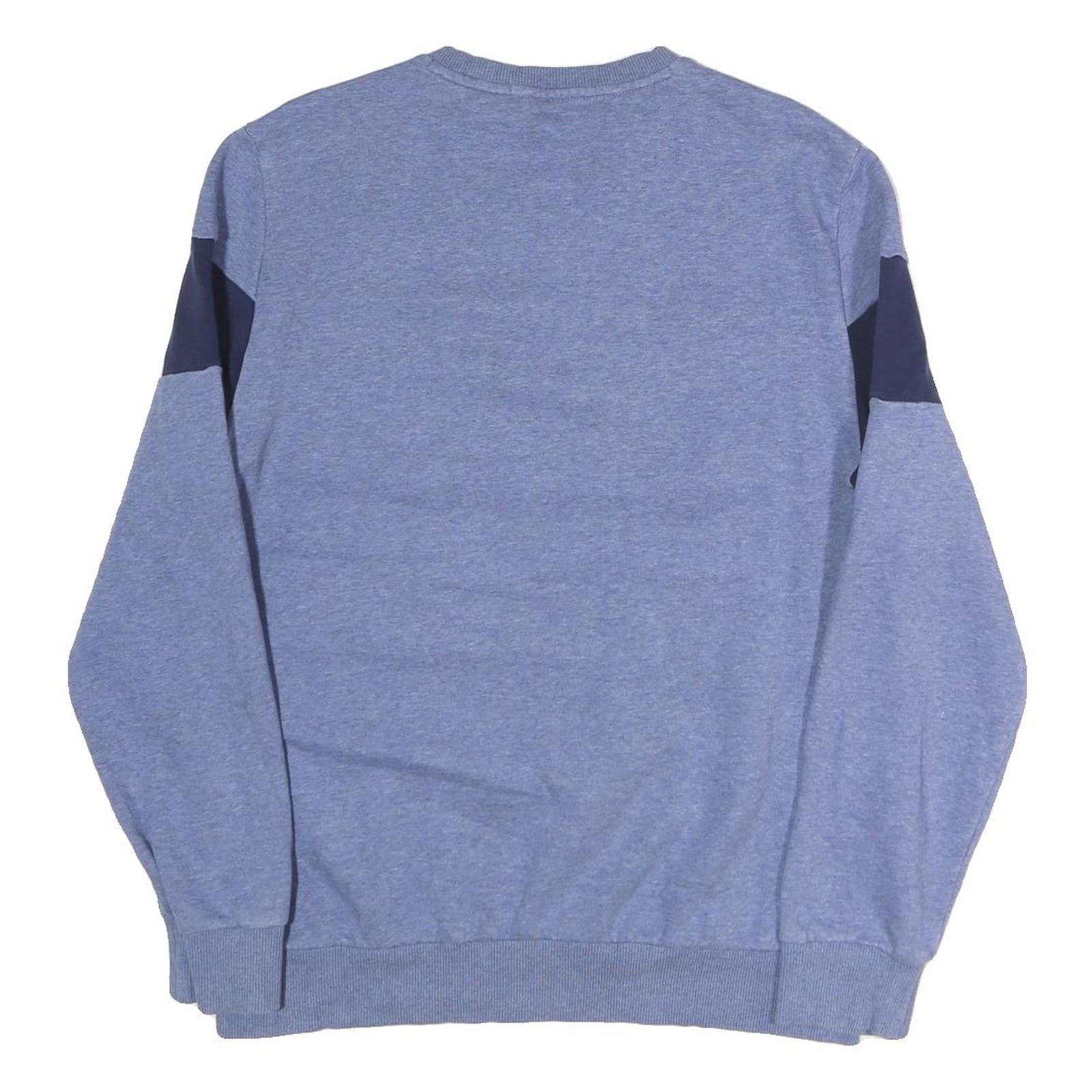 CALVIN KLEIN JEANS Mens Blue Navy Cotton Blend Crew Neck Sweatshirt M Casual