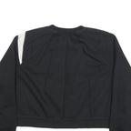 NIKE Womens Black Crop Sweatshirt XL Cotton Blend Crew Neck Casual Wear