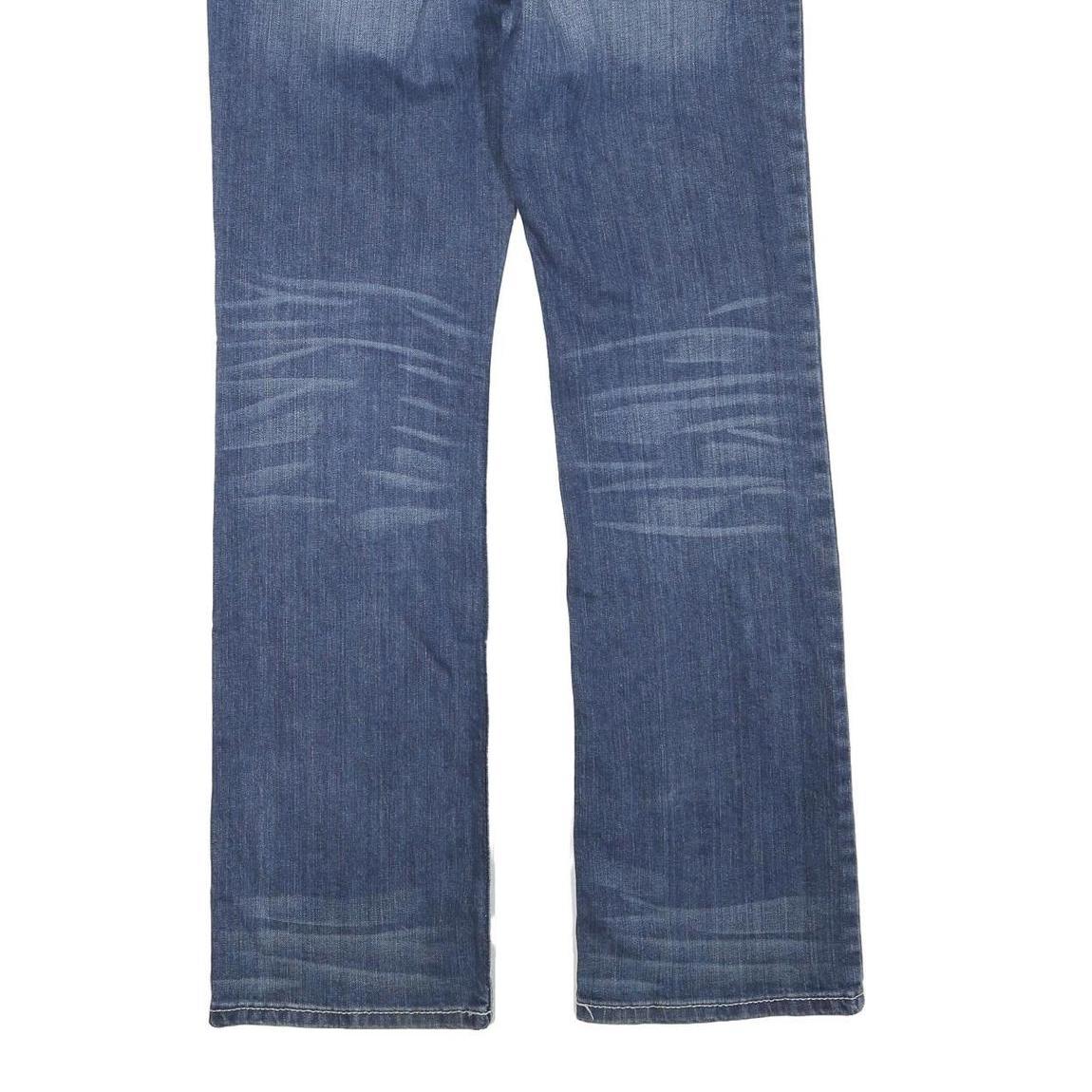 CRUEL DENIM Womens Regular Fit Blue Denim Jeans W32 L32 Stylish Contrast Stitch