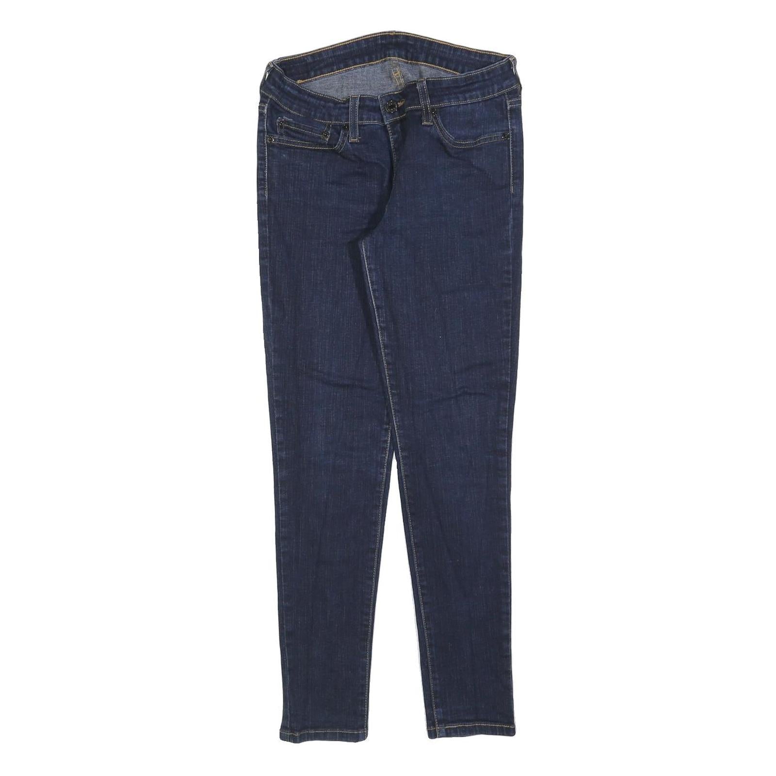 LEVI'S Womens Jeans Blue Slim Skinny Denim W26 L27 Classic Zip Close