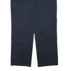 DICKIES Womens Cotton Blend Navy Regular Straight Trousers W38 L30 Workwear Zip