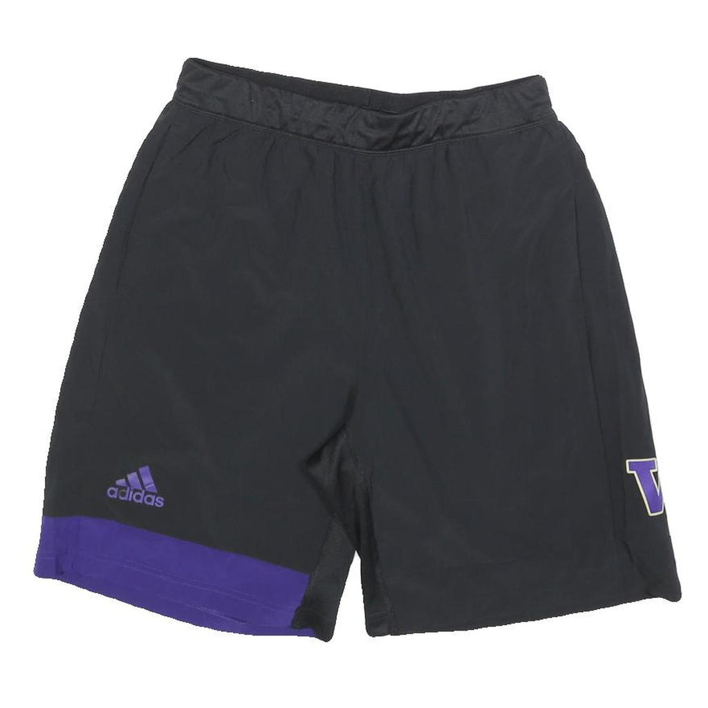 ADIDAS Mens Black & Purple Sports Casual Shorts M W28 Athletic