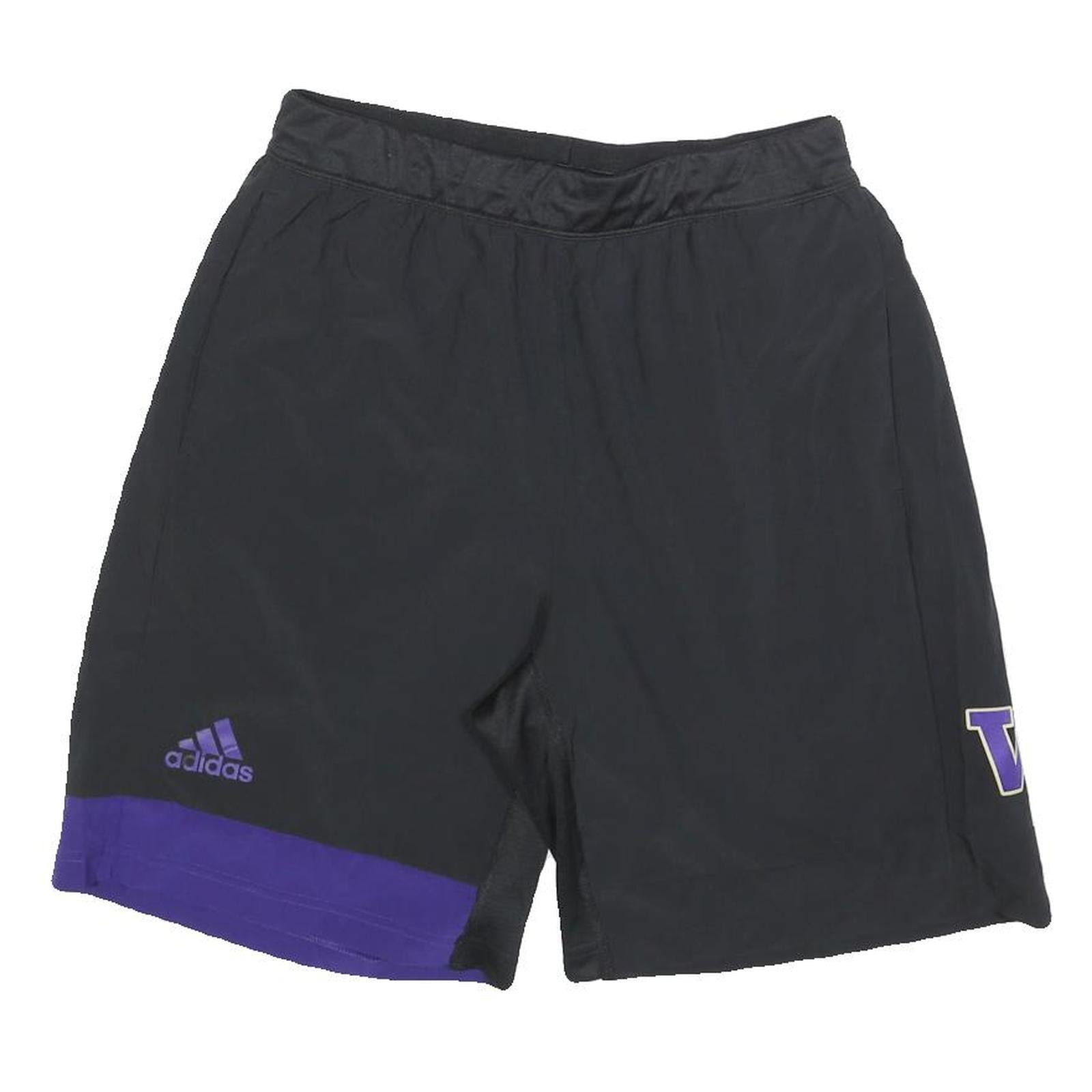 ADIDAS Mens Black & Purple Sports Casual Shorts M W28 Athletic