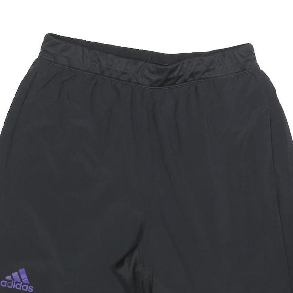 ADIDAS Mens Black & Purple Sports Casual Shorts M W28 Athletic