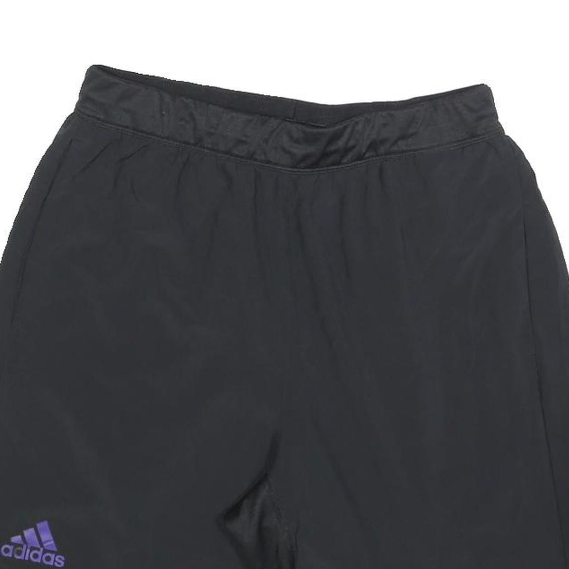 ADIDAS Mens Black & Purple Sports Casual Shorts M W28 Athletic