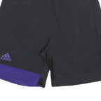 ADIDAS Mens Black & Purple Sports Casual Shorts M W28 Athletic