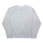 FILA Womens White Cotton Blend Crew Neck Sweatshirt M Casual Pullover