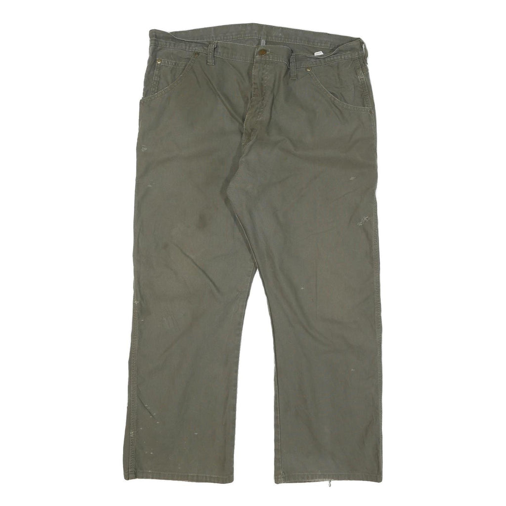 DICKIES Mens Cotton Blend Regular Fit Straight Trousers W38 L28 Workwear Utility