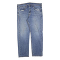LEVI'S 505 Mens Regular Blue Denim Stone Wash W38 L30 Classic Zip Jeans