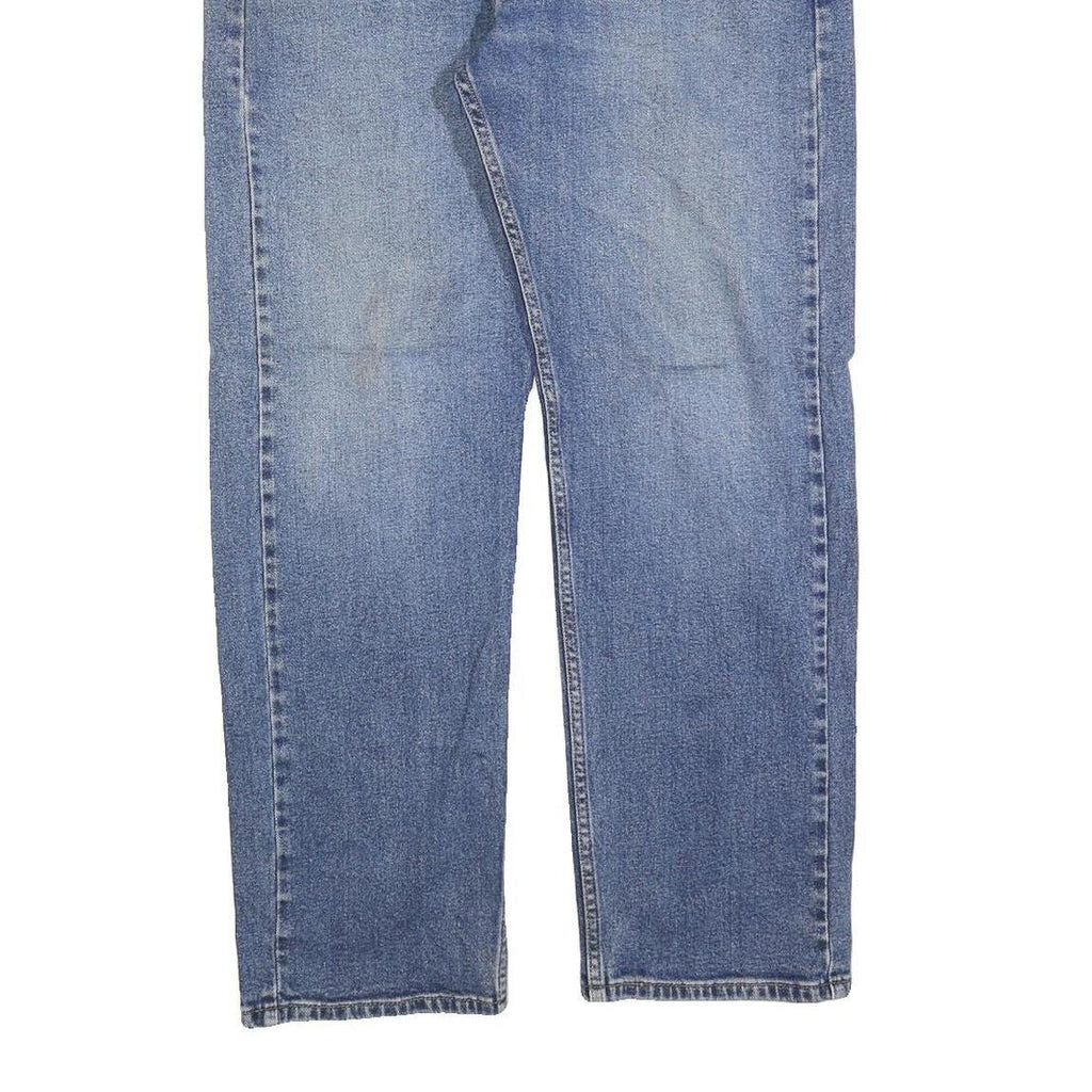 LEVI'S 505 Mens Regular Blue Denim Stone Wash W38 L30 Classic Zip Jeans