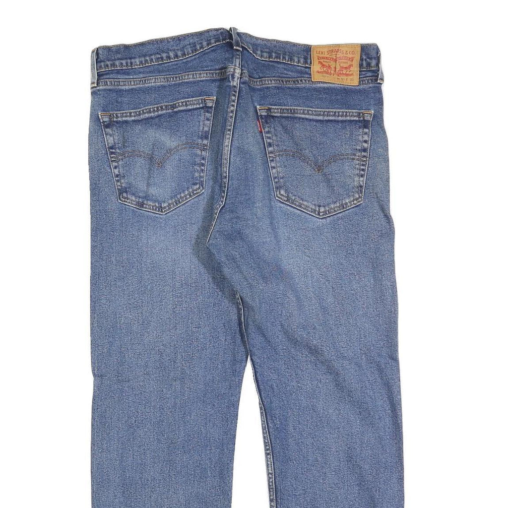 LEVI'S 505 Mens Regular Blue Denim Stone Wash W38 L30 Classic Zip Jeans