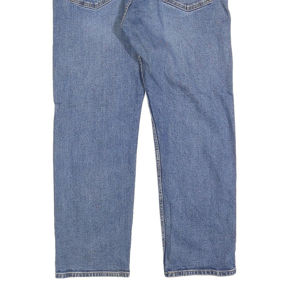 LEVI'S 505 Mens Regular Blue Denim Stone Wash W38 L30 Classic Zip Jeans