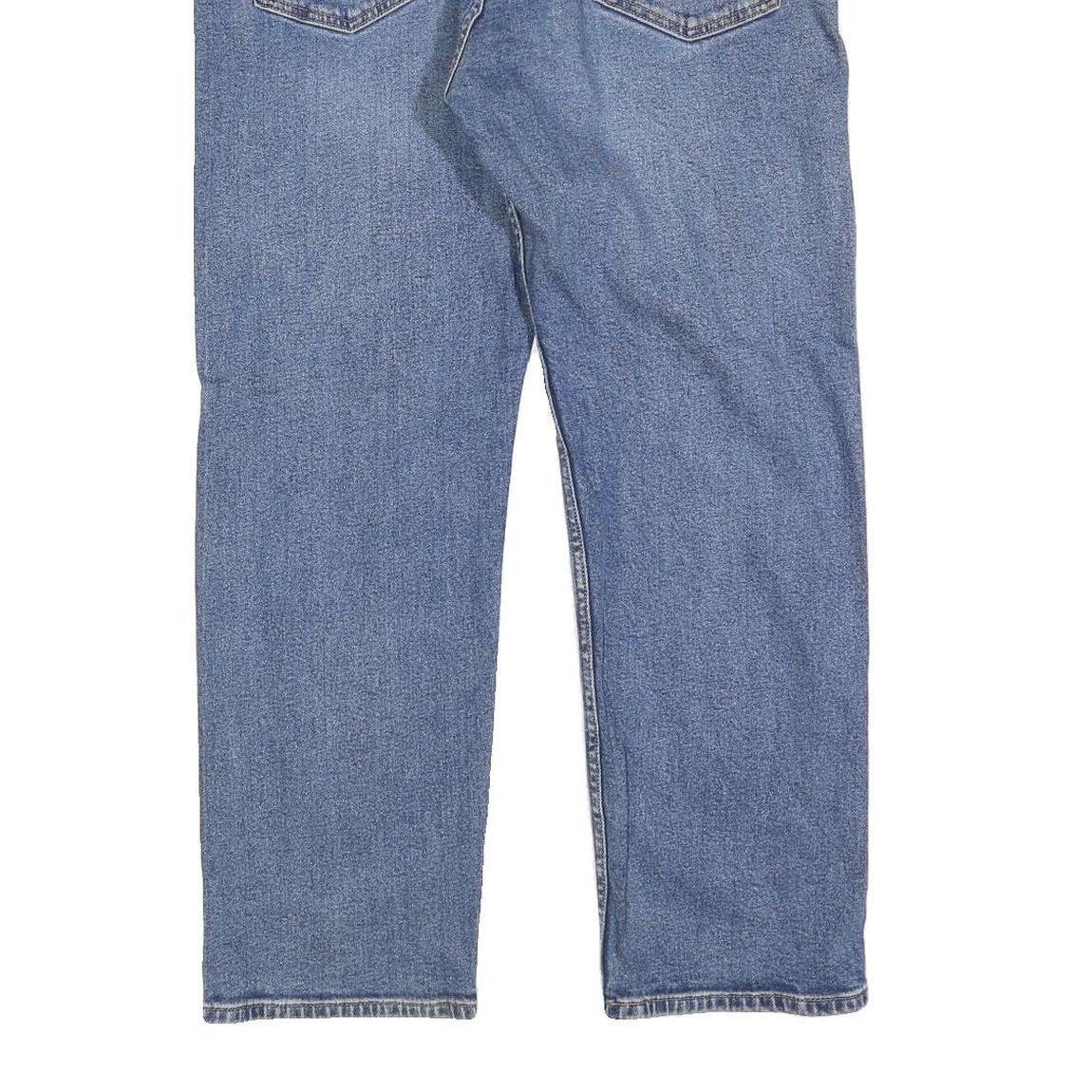 LEVI'S 505 Mens Regular Blue Denim Stone Wash W38 L30 Classic Zip Jeans