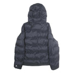 CHAMPION Mens Black Zip Up Puffer Jacket M Polyester Blend