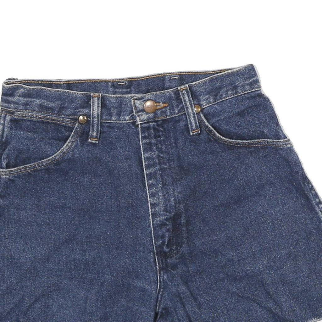 WRANGLER Womens Denim Blue Cut-Off Shorts S W26 Casual Summer