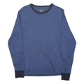 POLO RALPH LAUREN Mens Blue Crew Neck Long Sleeve T-Shirt S Cotton Blend Casual
