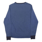POLO RALPH LAUREN Mens Blue Crew Neck Long Sleeve T-Shirt S Cotton Blend Casual
