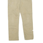 CARHARTT Mens Regular Beige Cotton Blend Trousers W30 L25 Straight Fit Workwear
