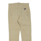 CARHARTT Mens Regular Beige Cotton Blend Trousers W30 L25 Straight Fit Workwear