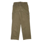 A PROPOS Mens Cotton Blend Green Regular Cargo Trousers W31 L32 Casual Workwear