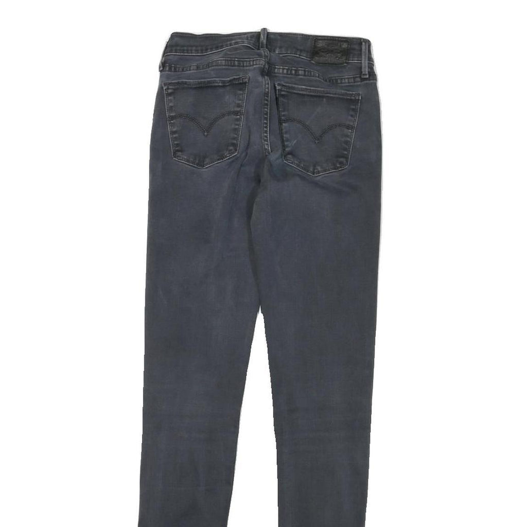 LEVI'S Womens Jeans Dark Blue Slim Skinny Denim Woven Cotton Blend W24 L31