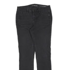 Calvin Klein Womens Jeans Black Slim Skinny Denim Medium W32 L32 Cotton Blend