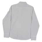 G-STAR Mens Black & White Checked Shirt M Button Down Cotton Blend Casual