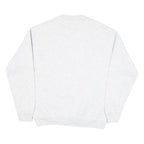 LEE Mens White Crew Neck M Cotton Blend Sweatshirt Graphic Logo Casual