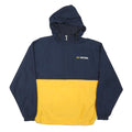 CHAMPION Mens Navy & Yellow UC Irvine Zip Hooded Nylon Jacket S Lightweight
